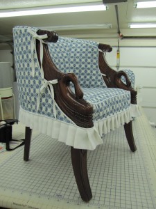 After - Swan Chair Slipcover